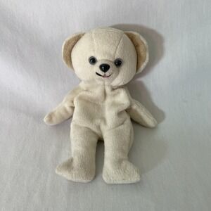 Snuggles Cream Plush Teddy Bear Stuffed Animal‎ Toy Lever Brothers Vintage